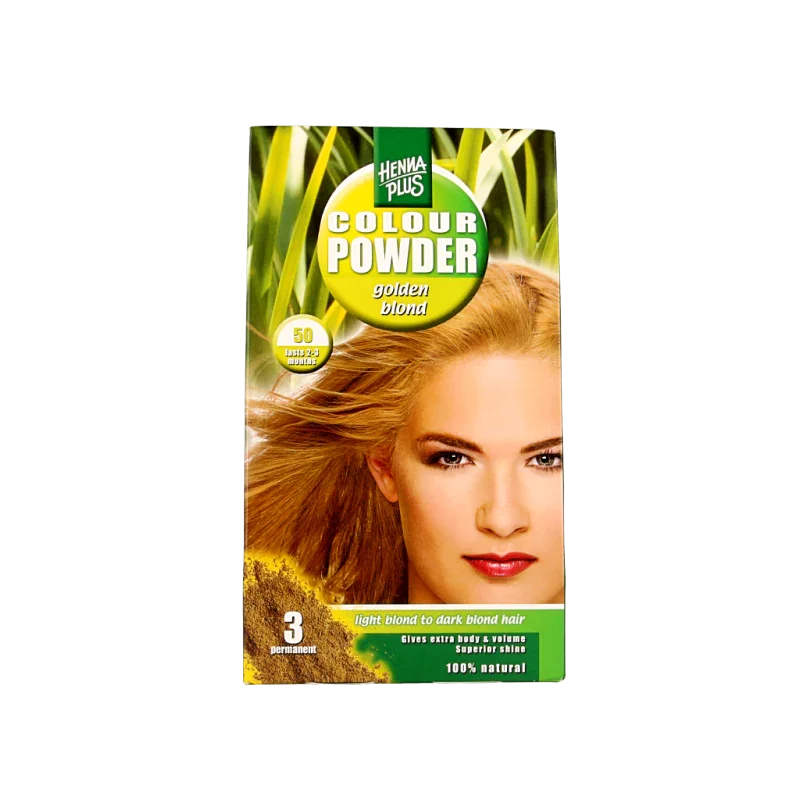 Henna Plus Colour powder 50 golden blond 100 Gram