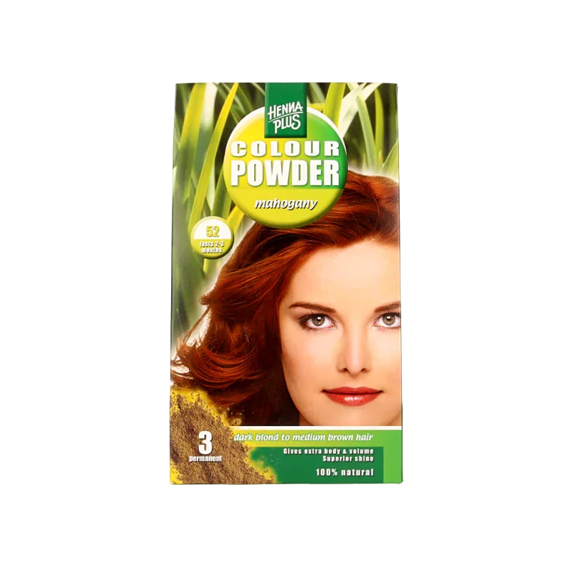 Henna Plus Colour powder 52 mahogany 100 Gram