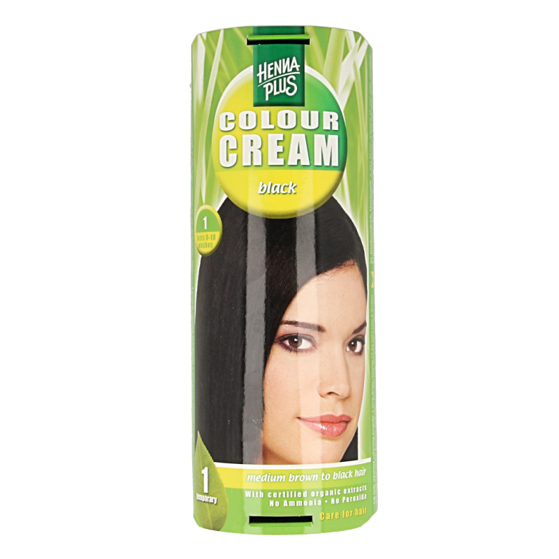 Henna Plus Colour cream black 1 60 Milliliter