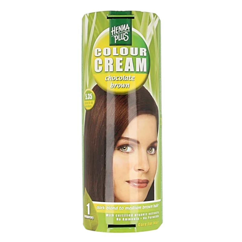 Henna Plus Colour cream 5.35 chocolate brown 60.00 Milliliter
