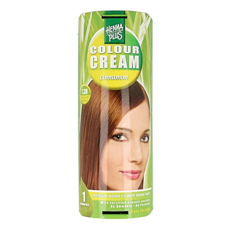 Henna Plus Colour cream 7.38 cinnamon 60 Milliliter