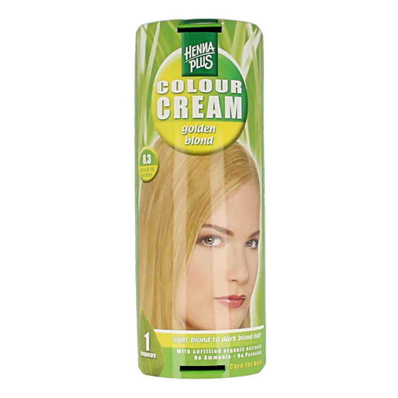 Henna Plus Colour cream 8.3 gold blond 60 Milliliter