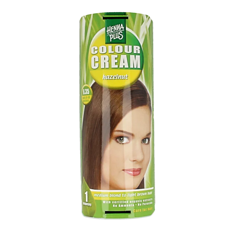 Henna Plus Colour cream 6.35 hazelnut 60 Milliliter