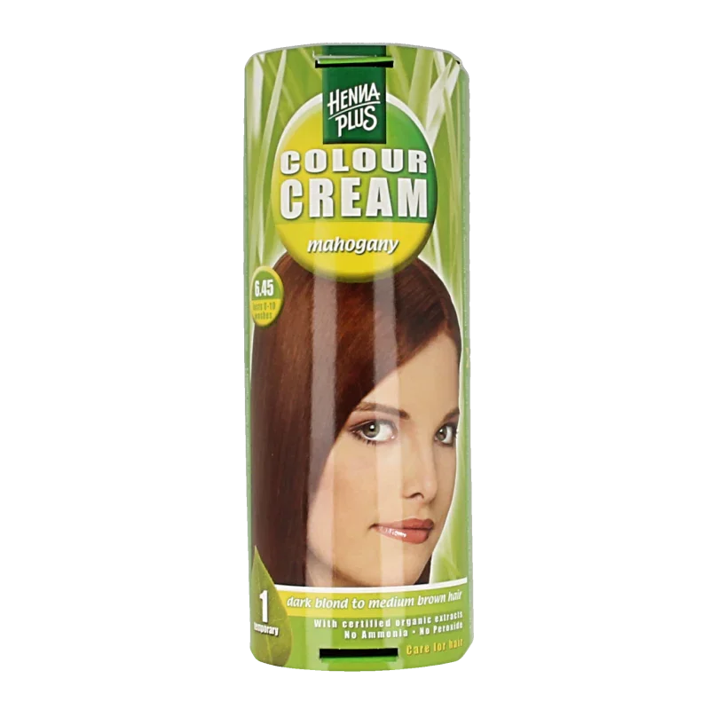 Henna Plus Colour cream 6.45 mahogany 60 Milliliter