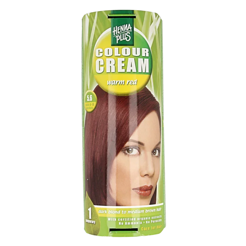 Henna Plus Colour cream 5.6 warm red 60 Milliliter