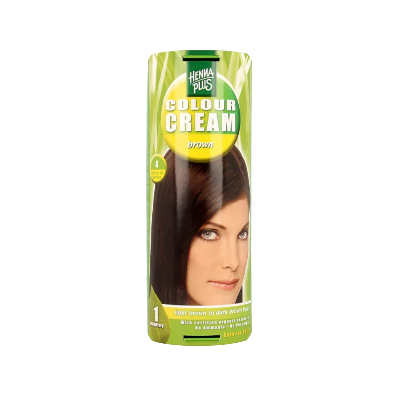 Henna Plus Colour cream 4 brown 60 Milliliter