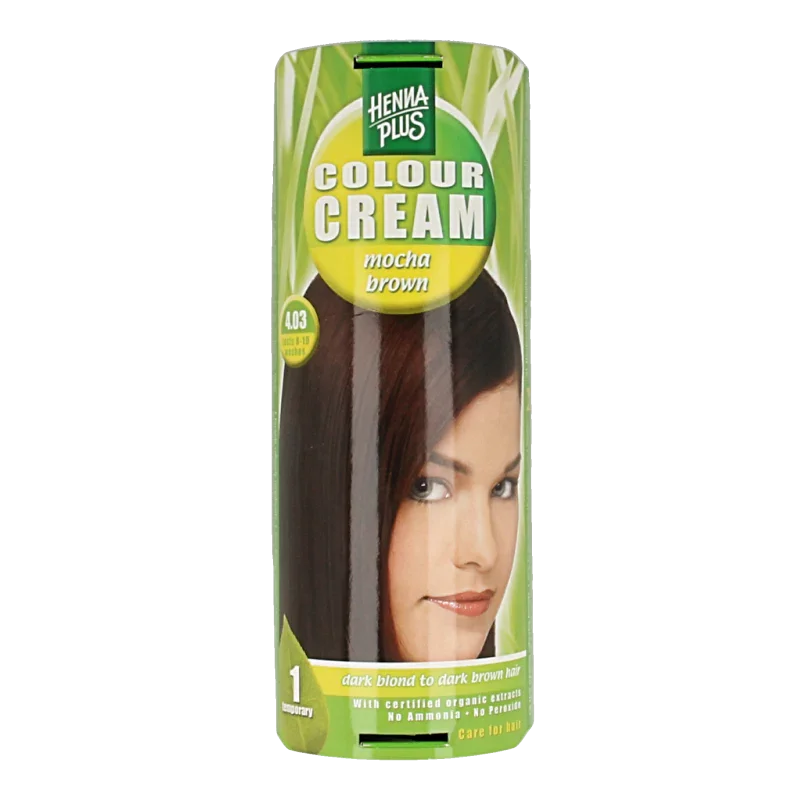 Henna Plus Colour cream 4.03 mocha brown 60 Milliliter