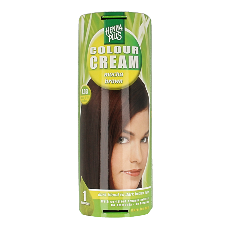 Henna Plus Colour cream 4.03 mocha brown 60 Milliliter