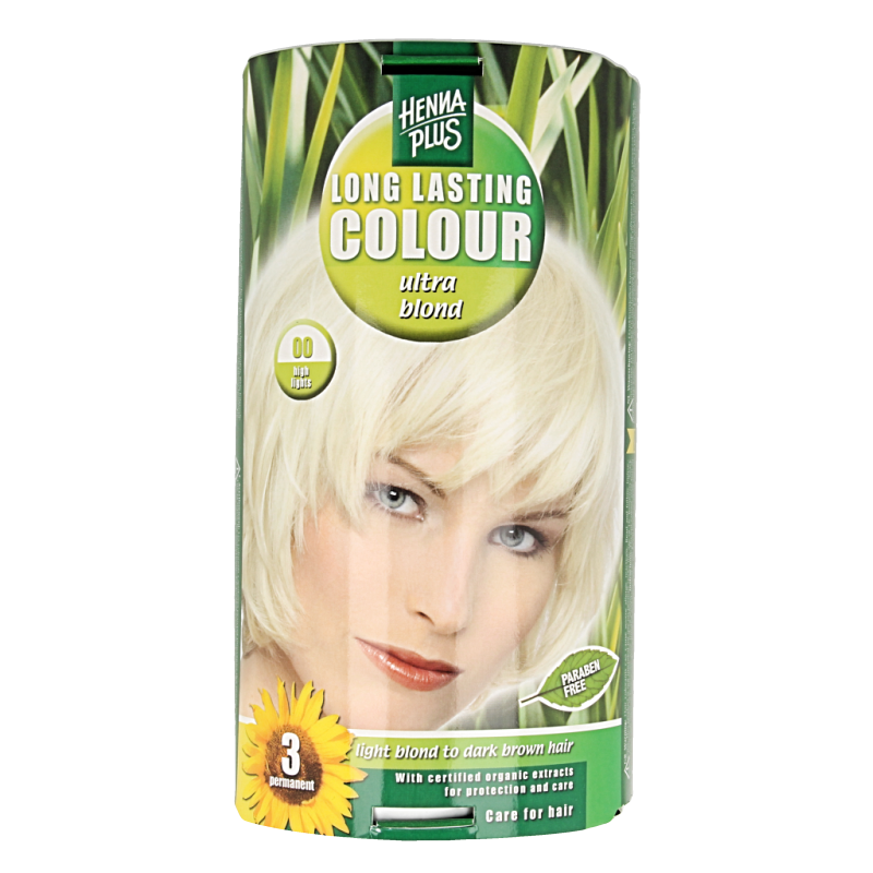 Henna Plus Long lasting colour 00 blonde coupe soleil 140 Milliliter