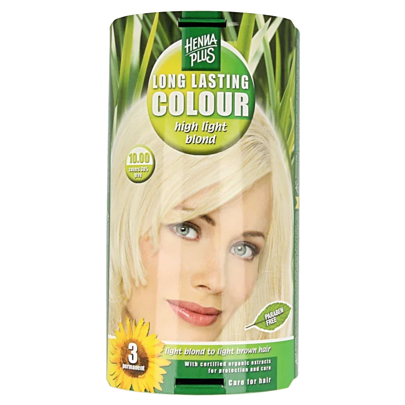 Henna Plus Long lasting colour 10.00 highlight blond 100 Milliliter