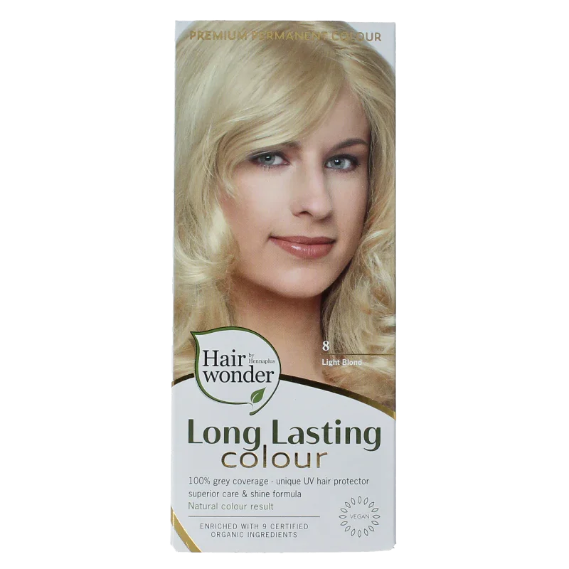 Henna Plus Long lasting colour 8 light blond 100 Milliliter