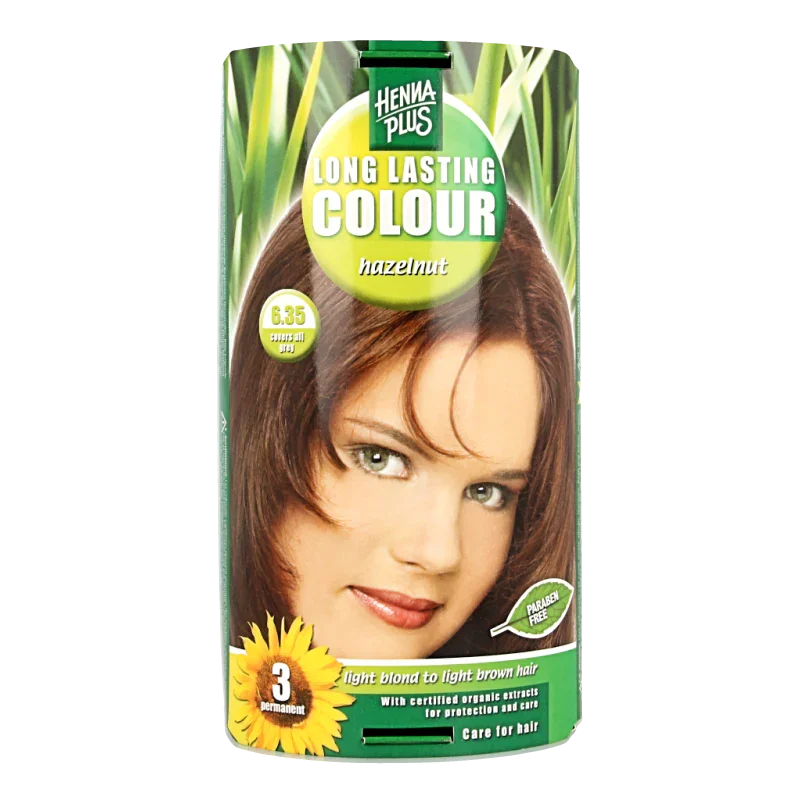 Henna Plus Long lasting colour 6.35 hazelnut 100 Milliliter