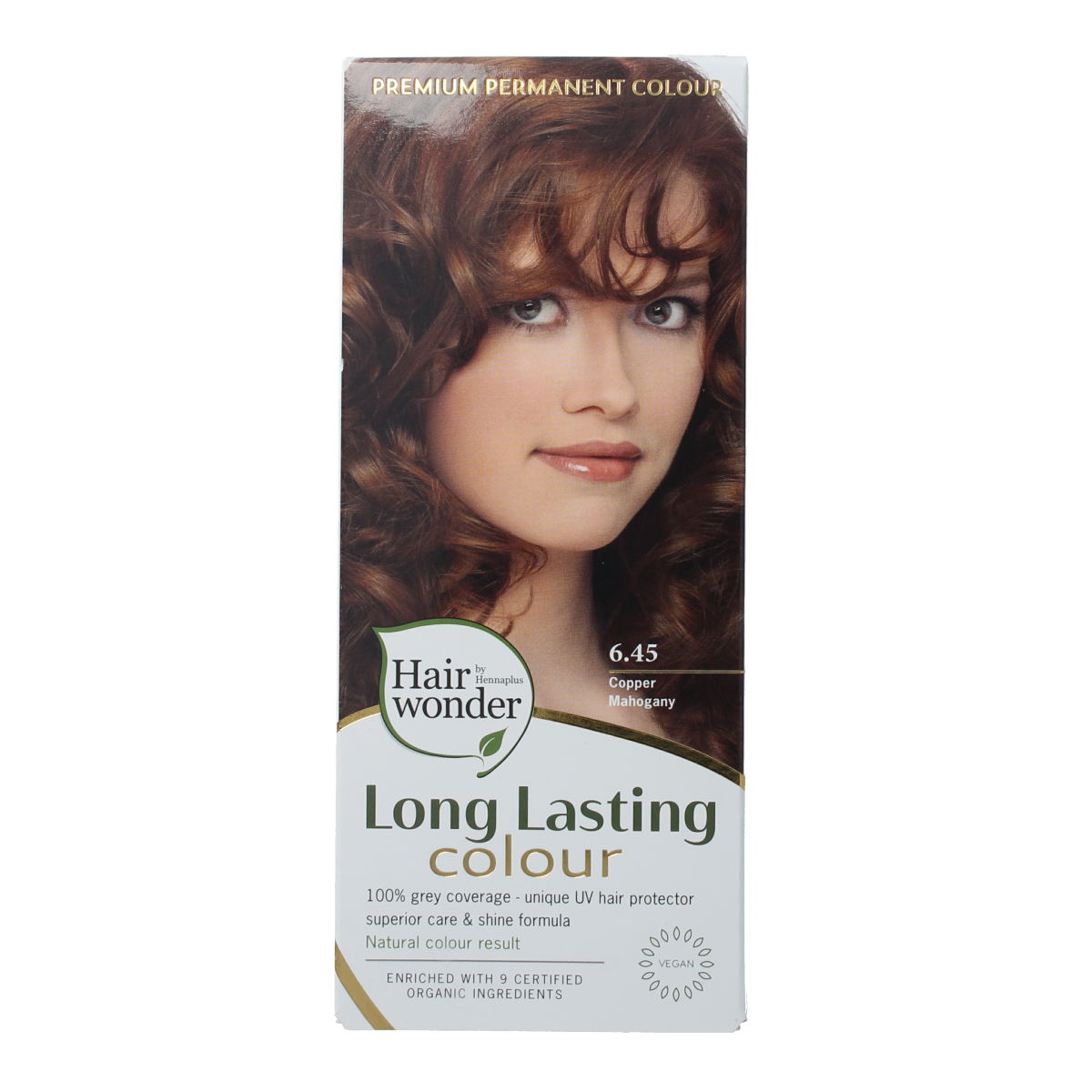 Henna Plus Long lasting colour 6.45 copper mahogany 100.00 Milliliter