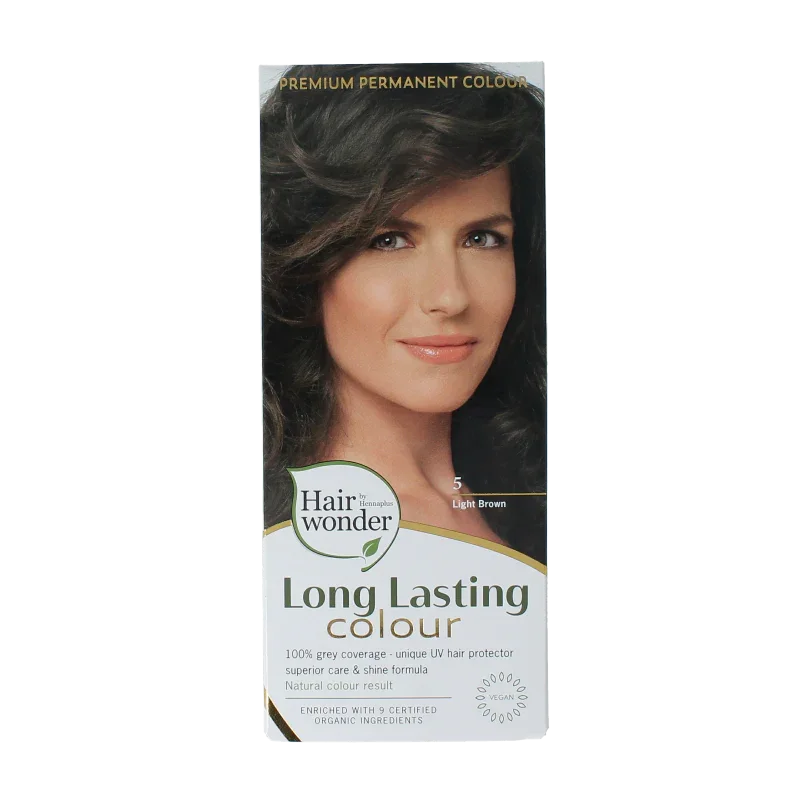Henna Plus Long lasting colour 5 light brown 100 Milliliter