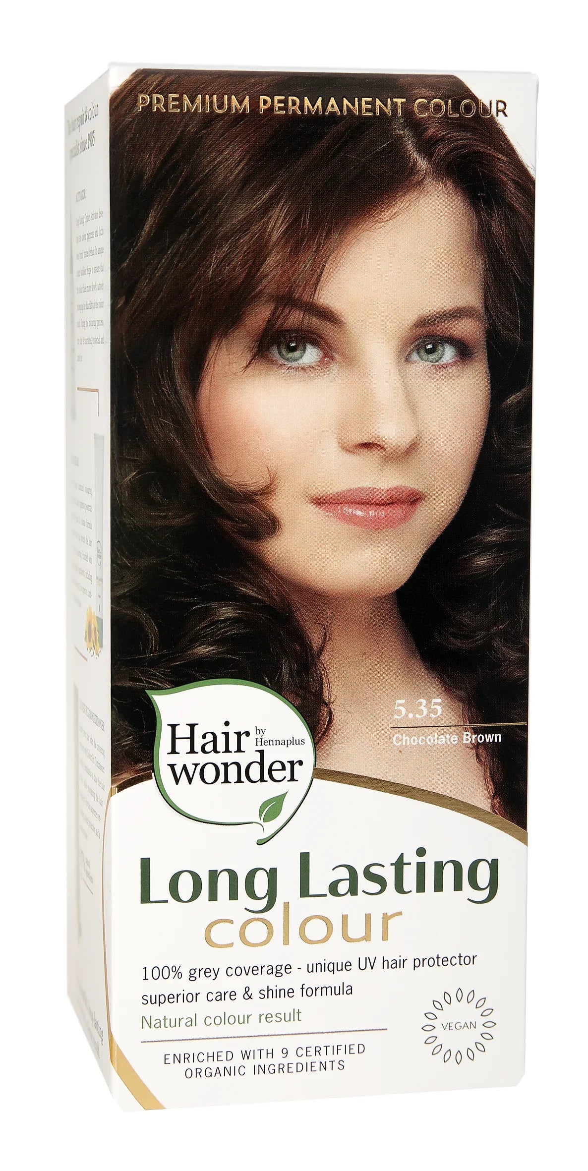 Henna Plus Long lasting colour 5.35 chocolate brown 100 Milliliter