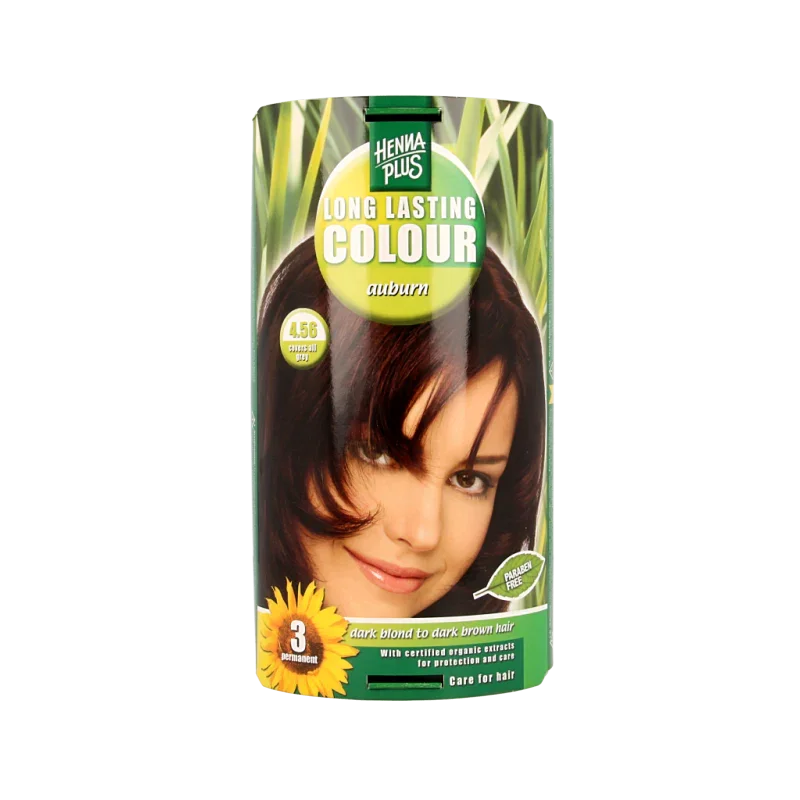 Henna Plus Long lasting colour 4.56 auburn 100 Milliliter