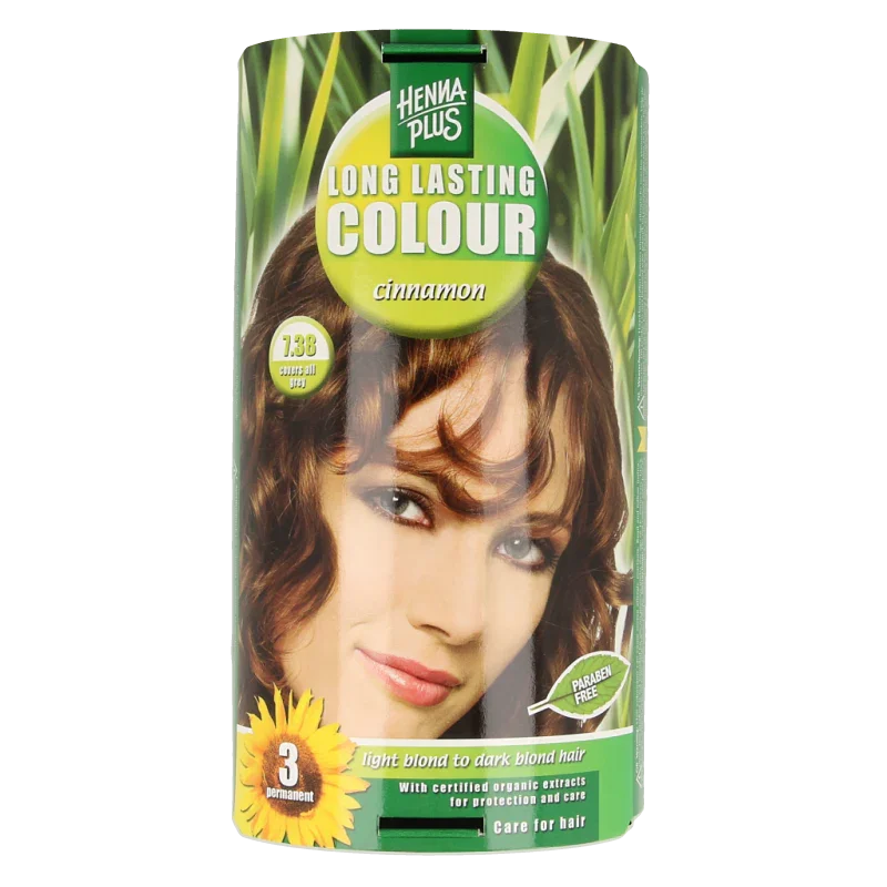 Henna Plus Long lasting colour 7.38 cinnamon 100 Milliliter