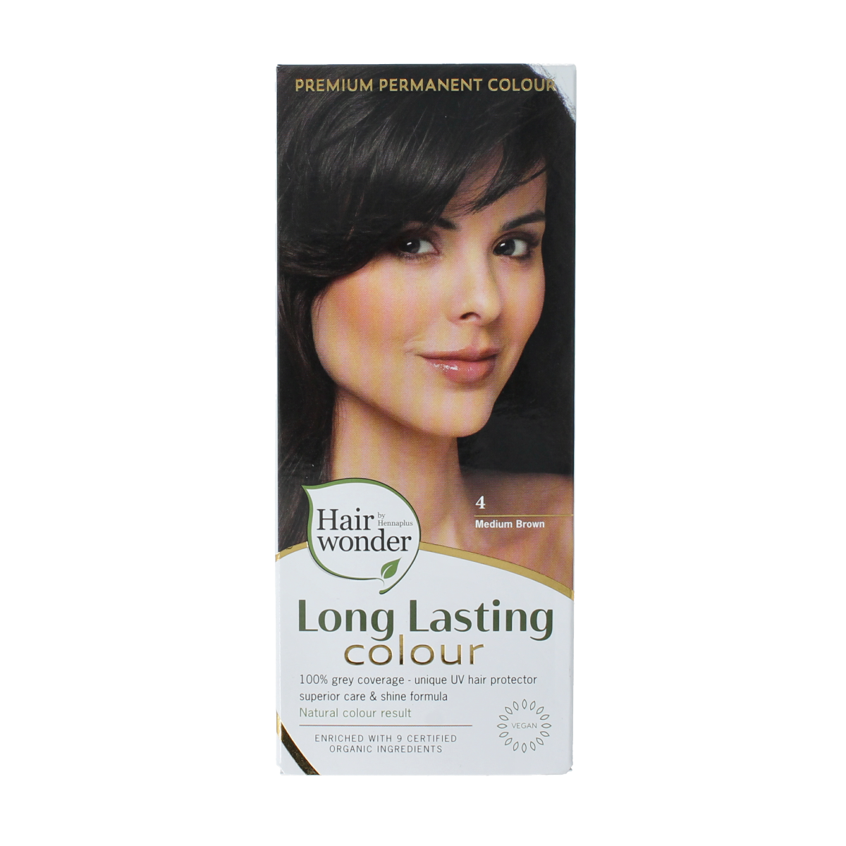 Henna Plus Long lasting colour 4 medium brown 100.00 Milliliter
