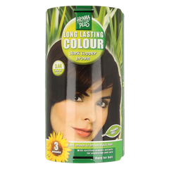 Henna Plus Long lasting colour 3.44 dark copper brown 100.00 Milliliter