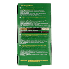 Henna Plus Long lasting colour 3.44 dark copper brown 100 Milliliter