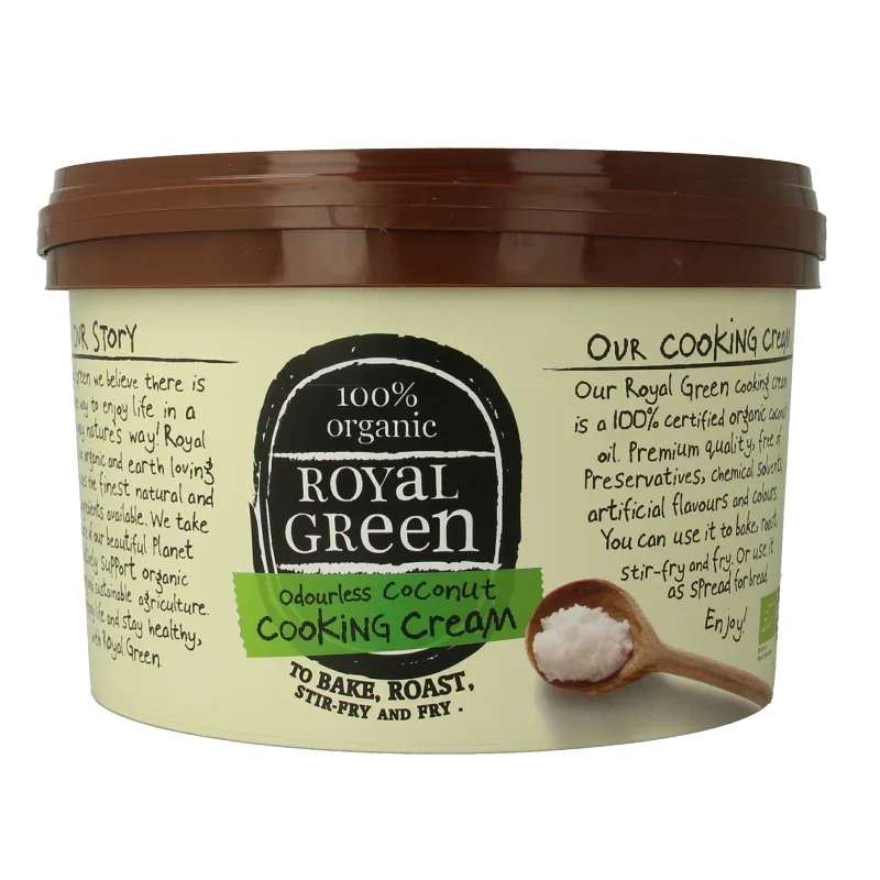 Royal Green Kokos cooking cream odourless bio 2500 Milliliter