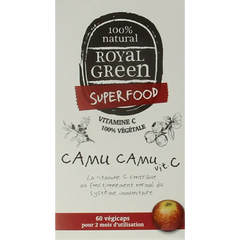 Royal Green Camu camu vitamine C 60 Vegetarische capsules