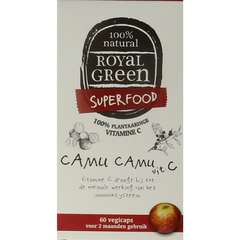 Royal Green Camu camu vitamine C 60.00 Vegetarische capsules