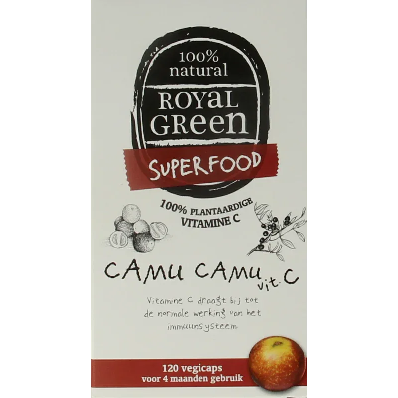 Royal Green Camu camu vitamine C 120.00 Vegetarische capsules