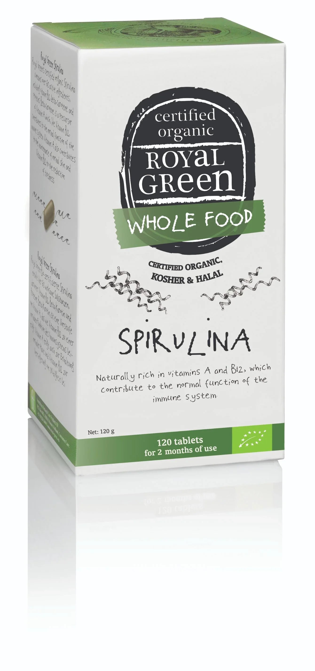Royal Green Spirulina bio 120 Tabletten