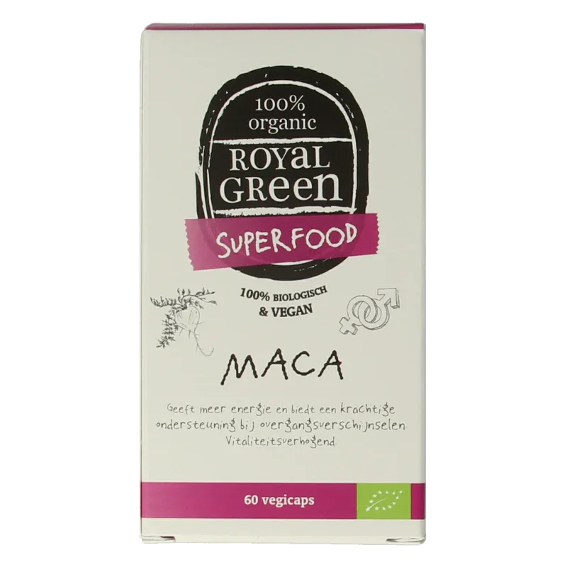 Royal Green Maca bio 60 Vegetarische capsules