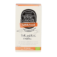 Royal Green Turmeric complex bio 60.00 Vegetarische capsules