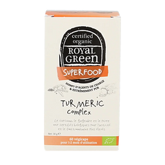 Royal Green Turmeric complex bio 60 Vegetarische capsules