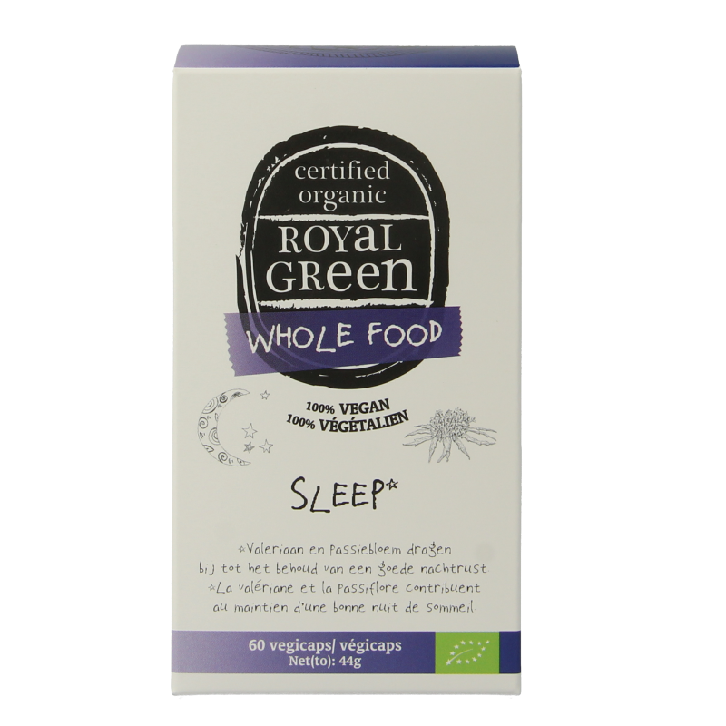 Royal Green Sleep bio 60.00 Vegetarische capsules