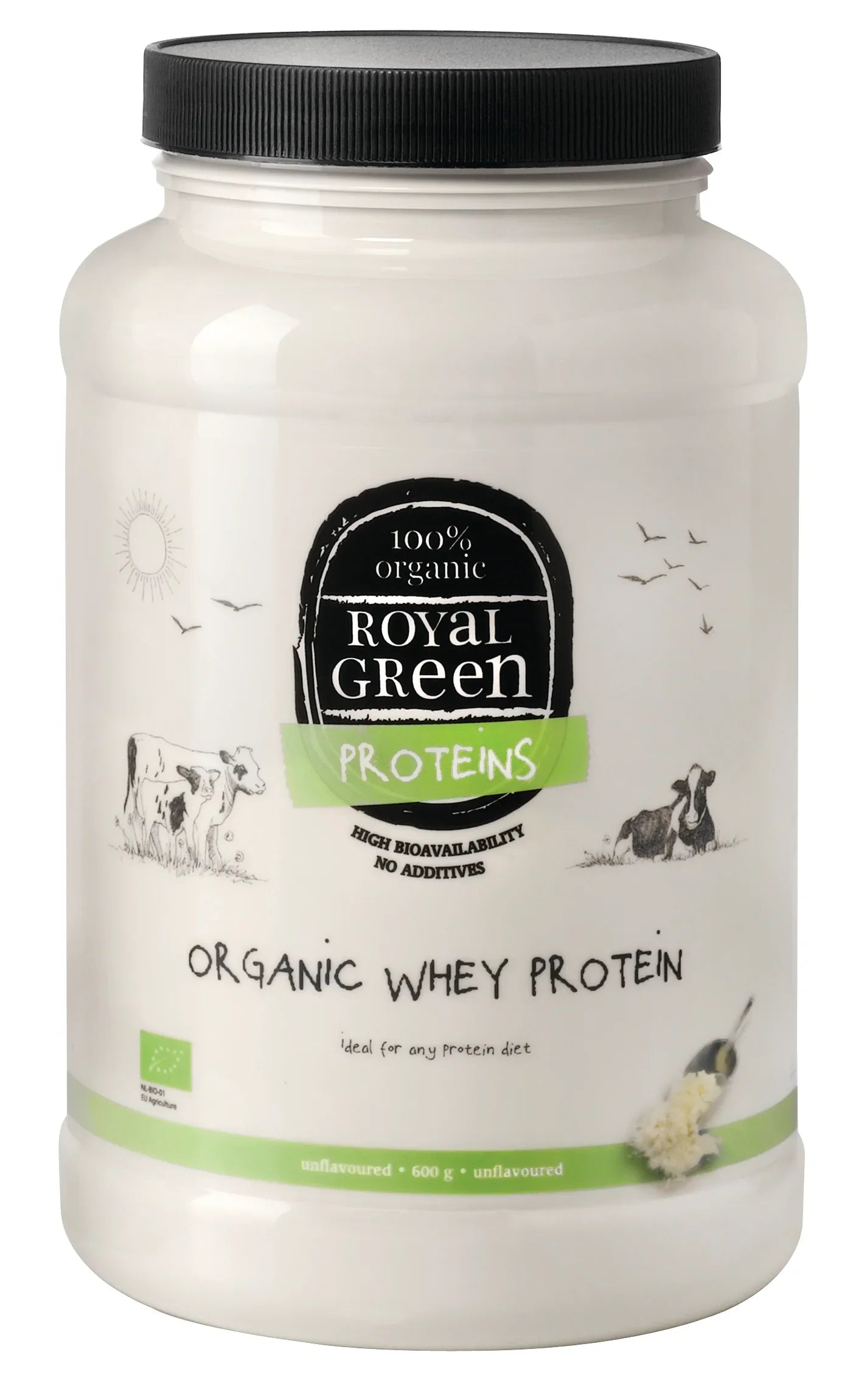 Royal Green Organic whey protein bio 600 Gram