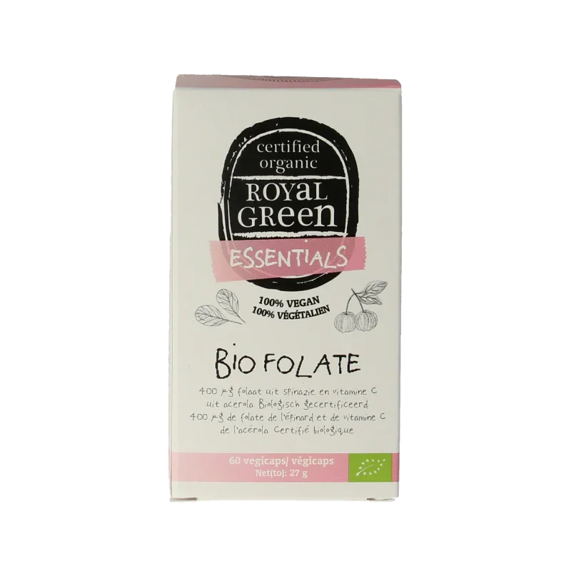 Royal Green Folate bio 60 Vegetarische capsules