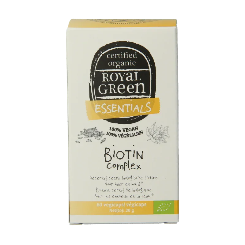 Royal Green Biotine complex bio 60 Vegetarische capsules