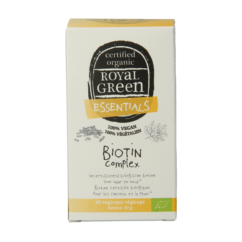 Royal Green Biotine complex bio 60 Vegetarische capsules