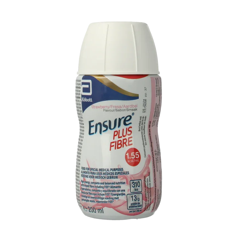 Ensure Plus fibre aardbei 200 Milliliter