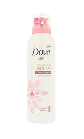 Dove Shower mousse rose oil 200 Milliliter