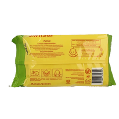 Zwitsal Billendoekjes lotion 65 Stuks