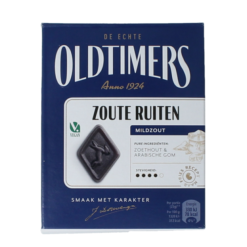 Oldtimers Hindelooper ruitjes 185 Gram
