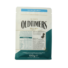 Oldtimers Zoute puntjes suikervrij 100 Gram