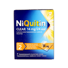 Niquitin Stap 2 14mg 7 Stuks