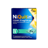 Niquitin Stap clear 21mg/24 uur 7 Stuks