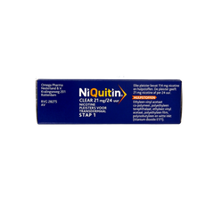 Niquitin Stap clear 21mg/24 uur 7 Stuks