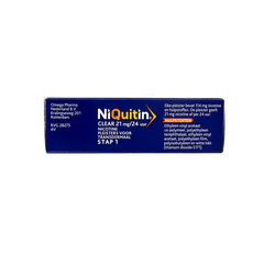 Niquitin Stap clear 21mg/24 uur 7 Stuks