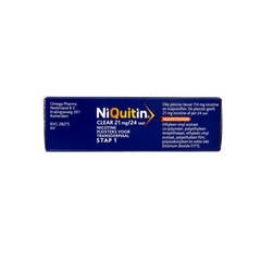 Niquitin Stap clear 21mg/24 uur 7.00 Stuks