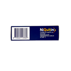 Niquitin Stap clear 21mg/24 uur 7 Stuks