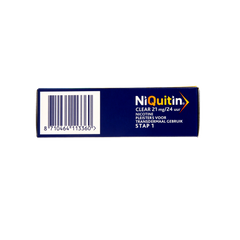 Niquitin Stap clear 21mg/24 uur 7.00 Stuks