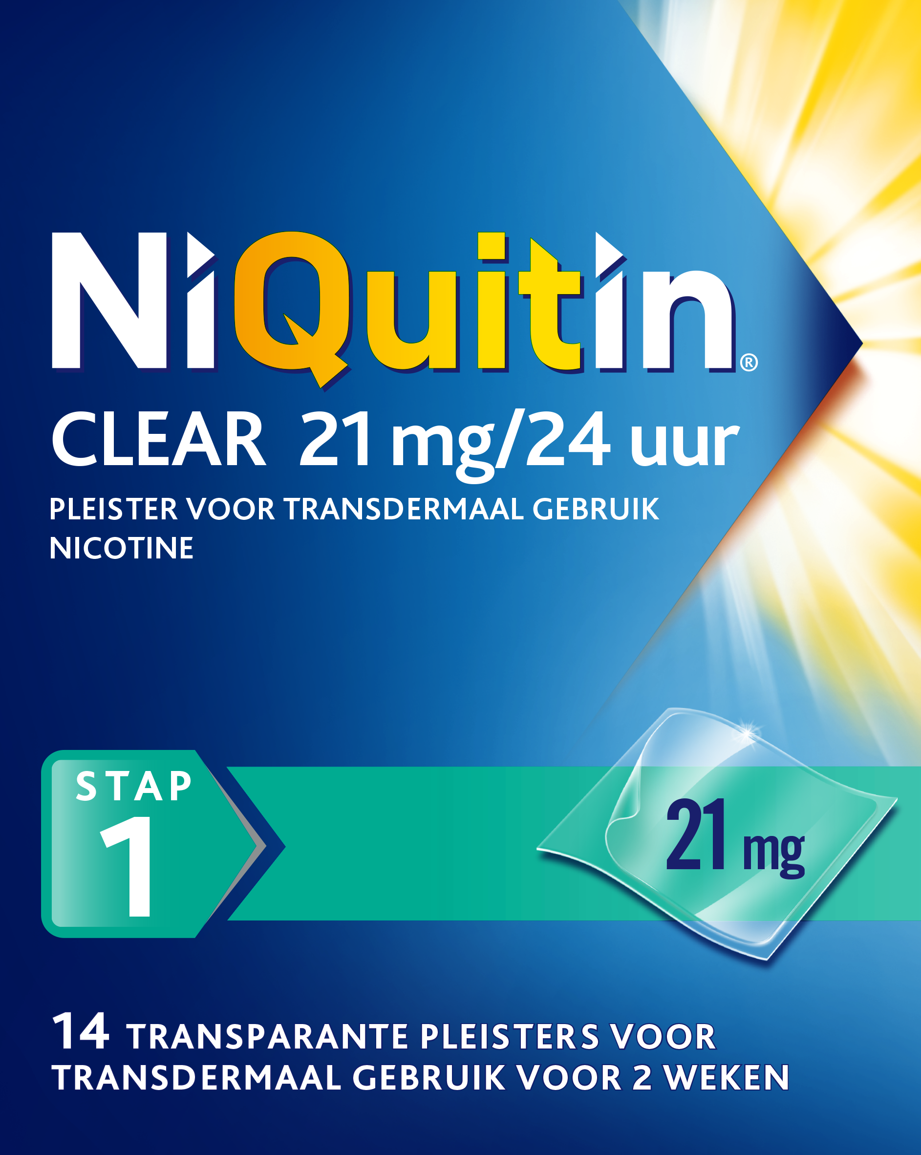 Niquitin Stap 1 21mg 14 Stuks